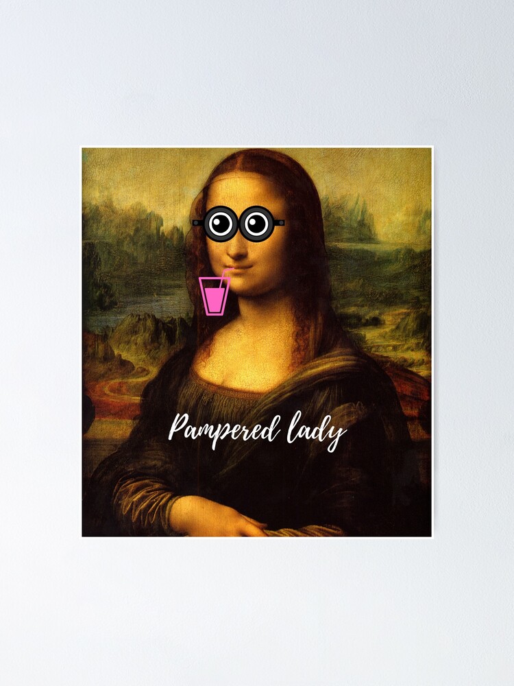 Famous Mona Lisa by Leonardo da Vinci Wall Poster Prints Masterpiece Decoration