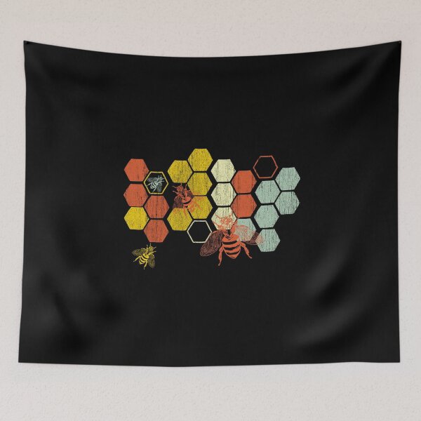 Item preview, Beekeeper Beekeeping Honey Retro Vintage Honeycomb Funny  t shirt designed and sold by rayla1424.