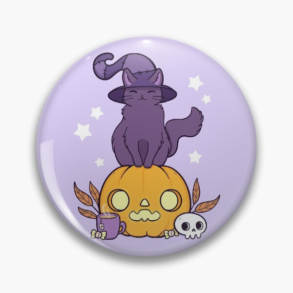 Pumpkin Cat Pin