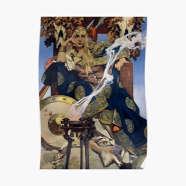 Queen Maeve, Joseph Christian Leyendecker (1907) Poster