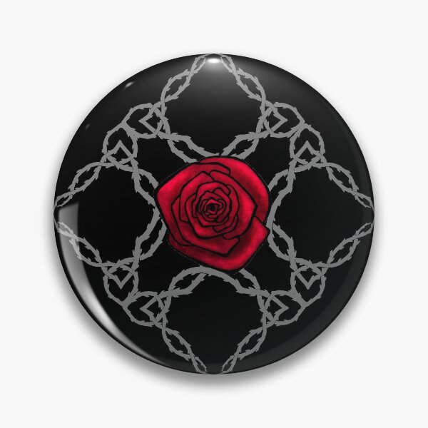 Item preview, Thorny Rose Ornament - Red designed and sold by Olooriel.