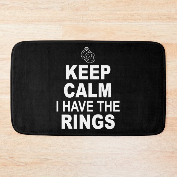 Item preview, Keep Calm I Have The Rings Ring Bearer Wedding Security product designed and sold by nikkidawn74.