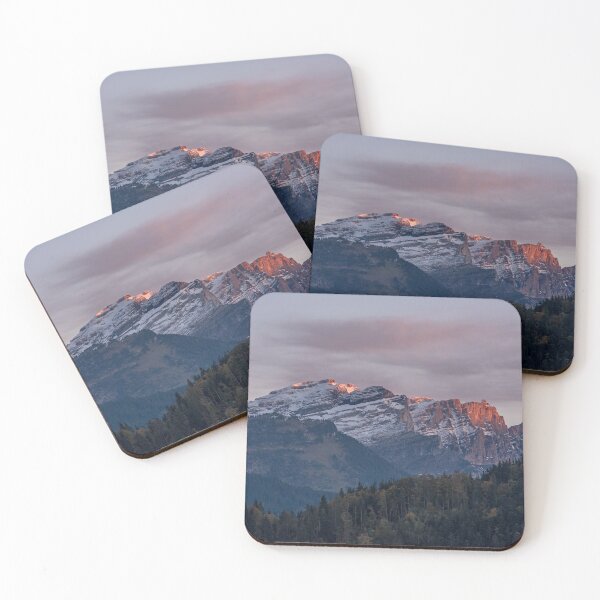 Item preview, Sunset on the Alps above Les Carroz France designed and sold by Cameranick.