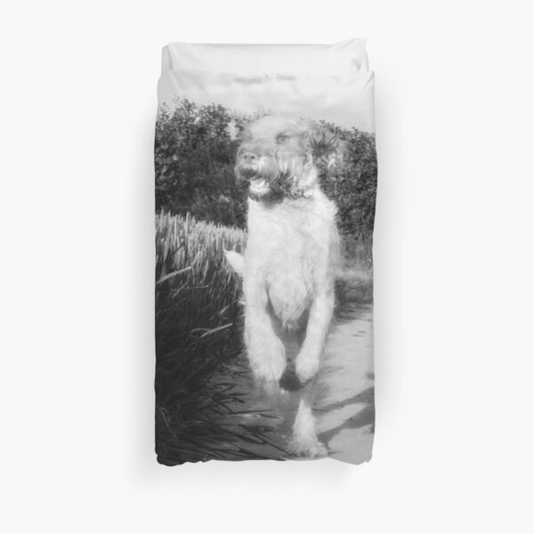 Where did that bird go Spinone Duvet Cover