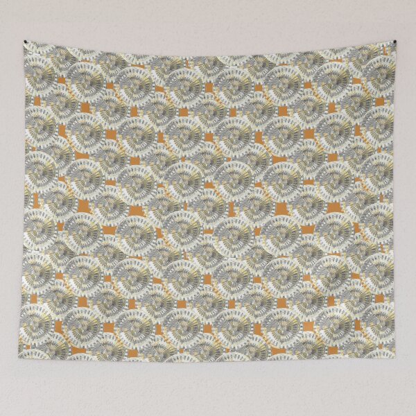 Item preview, circular seamless pattern design work designed and sold by hutofdesigns.