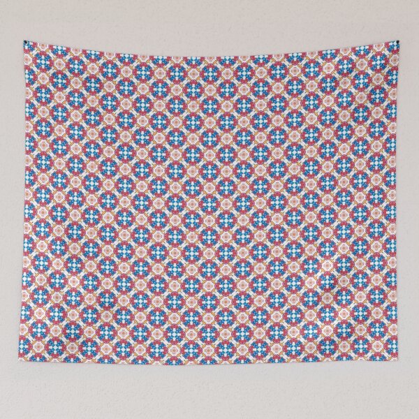 Item preview, Blue red pattern designed and sold by Nav Unger.