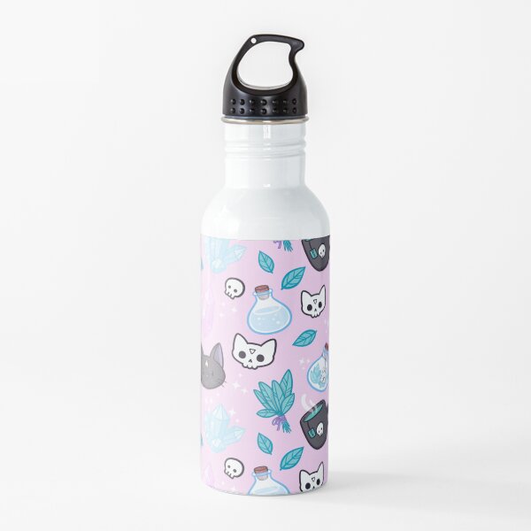 Herb Witch // Pink Water Bottle