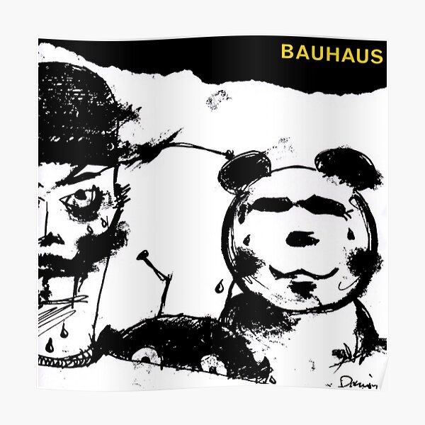 Bauhaus Band Posters Redbubble