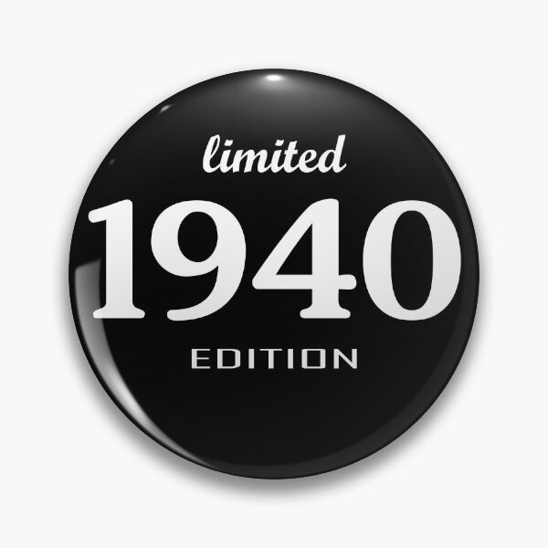 Item preview, Vintage 1940 Limited Edition 80th Birthday Party Grandma Grandpa Gift designed and sold by TastefulTees.