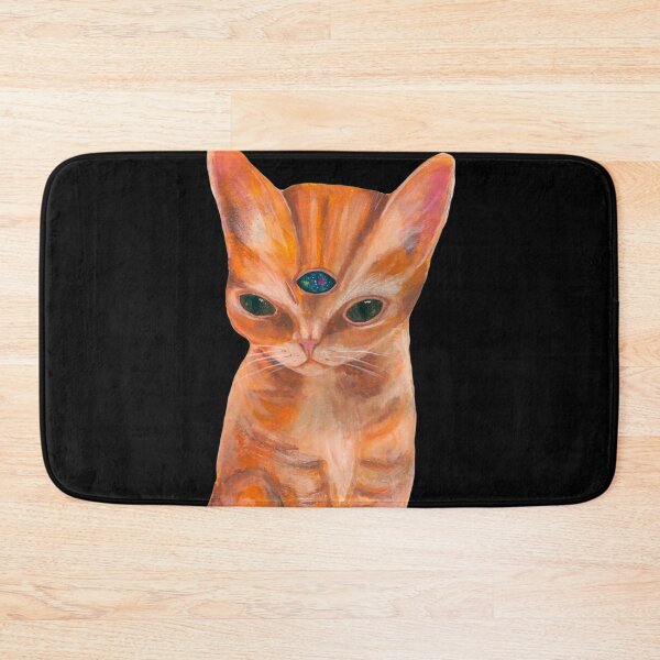 Item preview, alien kitten third eye designed and sold by lenaliluna.