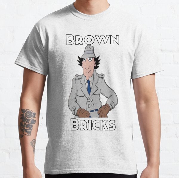 Inspector Gadget - Brown Bricks in Minecrap Classic T-Shirt