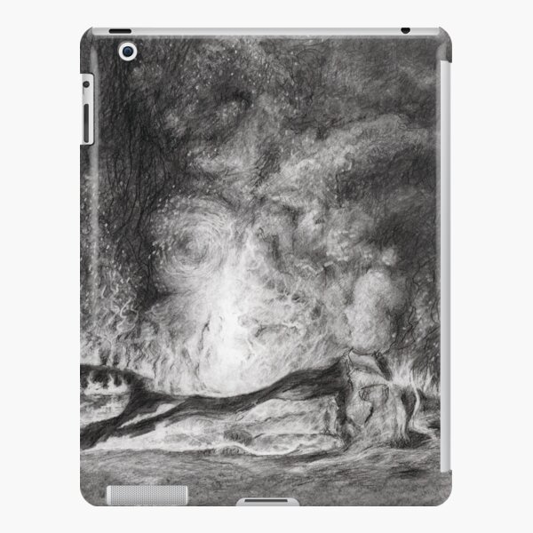 Camp fire in the night iPad Snap Case