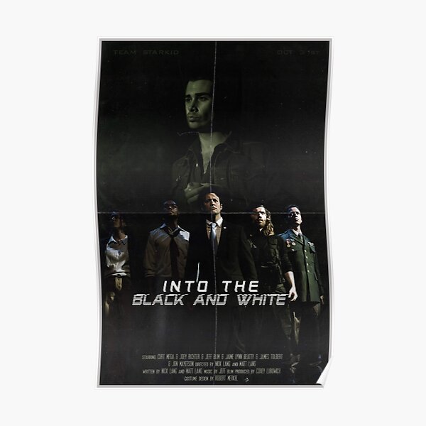 Into the Black and White Poster