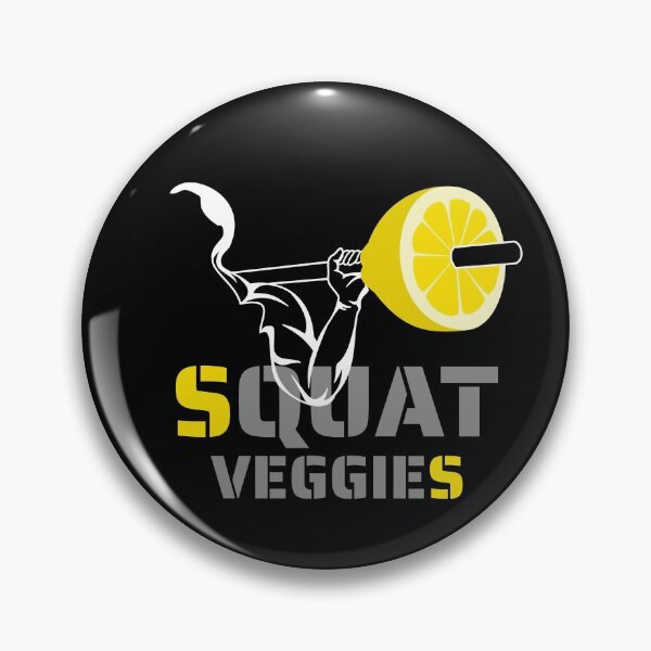 Artikelvorschau, Squat Gemüse - Pumping Zitronen - Bildunterschrift dunkles Hemd entworfen und verkauft von Looking Daggers.
