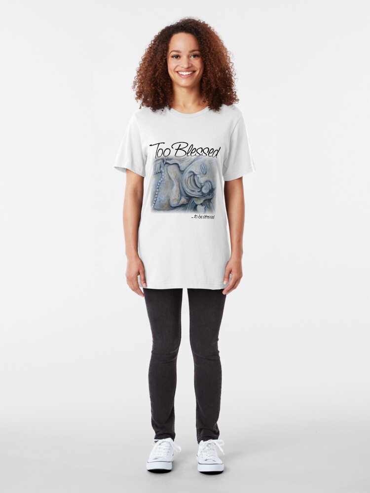 Alternate view of Buddha Blessing Slim Fit T-Shirt