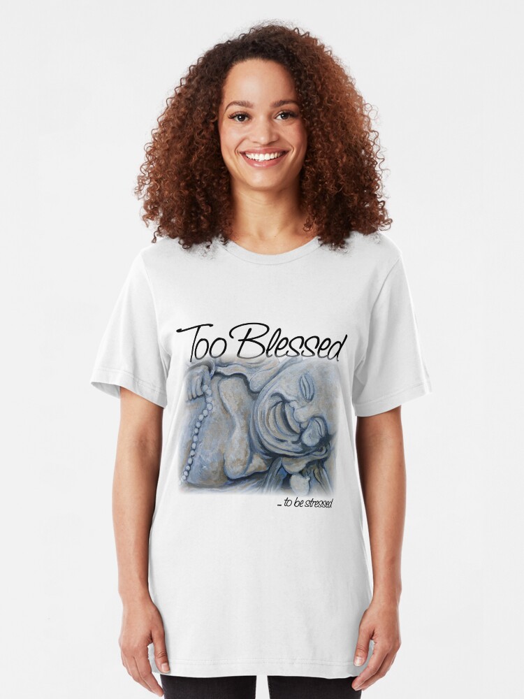 Alternate view of Buddha Blessing Slim Fit T-Shirt