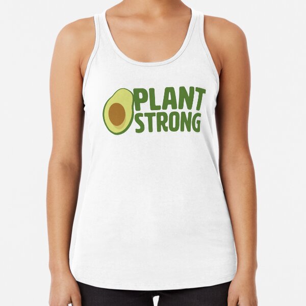 Plant Strong Vegan Racerback Tank Top