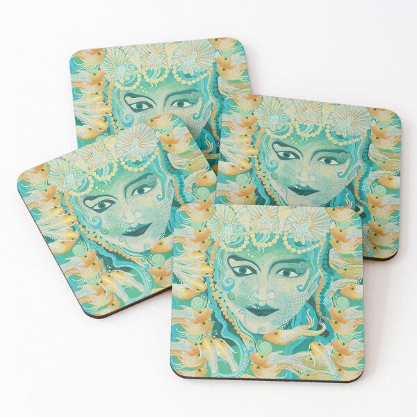 Item preview, Mermaid and Fishes designed and sold by WatersEdgeGal.