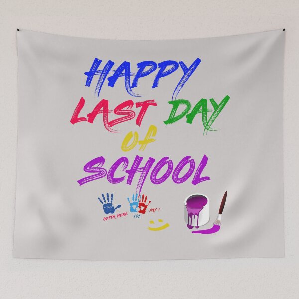 Item preview, SCHOOLING KIDS & TEACHERS HAPPY LAST DAY OF SCHOOL  designed and sold by azamaniacox.