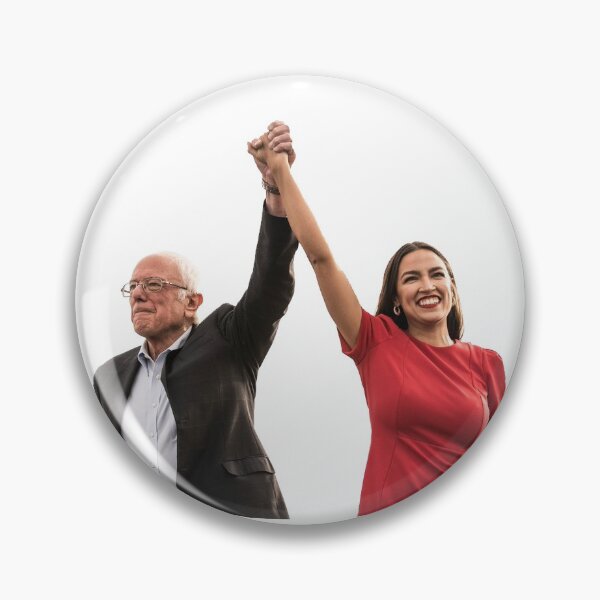 Bernie & AOC Pin