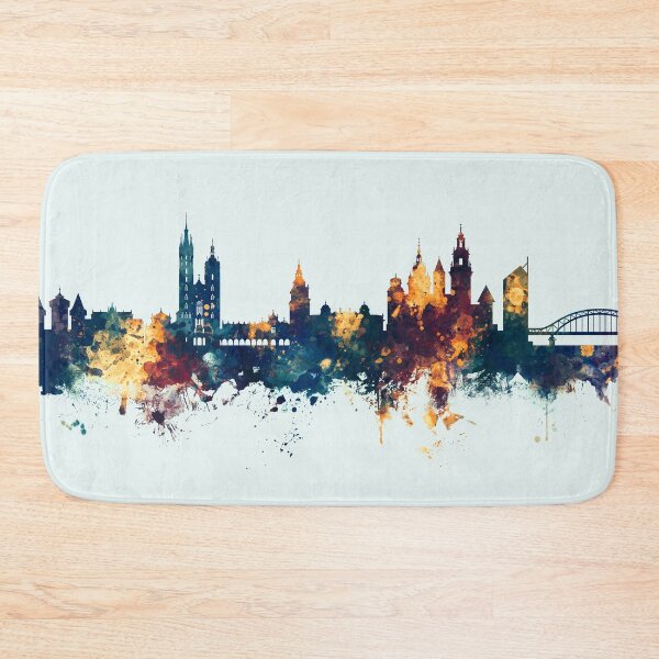 Item preview, Krakow Poland Skyline designed and sold by ArtPrints.