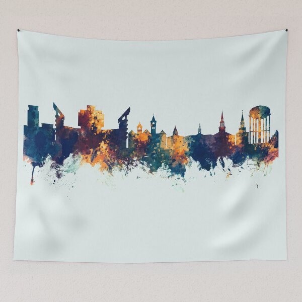 Item preview, Auburn Alabama Skyline designed and sold by ArtPrints.