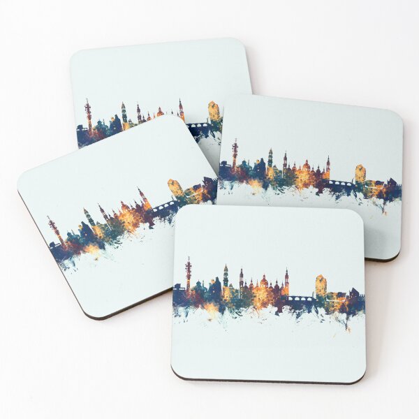 Item preview, Zaragoza Spain Skyline designed and sold by ArtPrints.