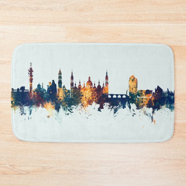 Item preview, Zaragoza Spain Skyline designed and sold by ArtPrints.