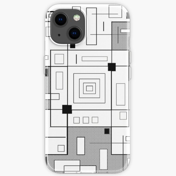 Diagonal Shadows iPhone Soft Case