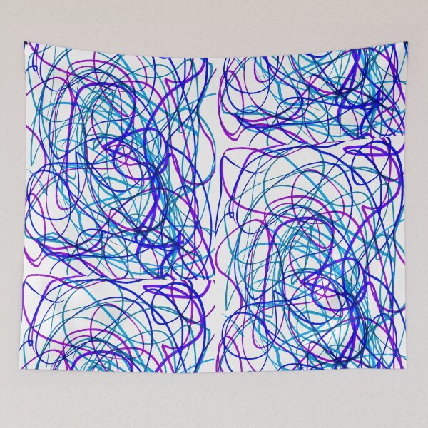 Item preview, Abstract Cool Color Line  designed and sold by Jennifer Guajardo.