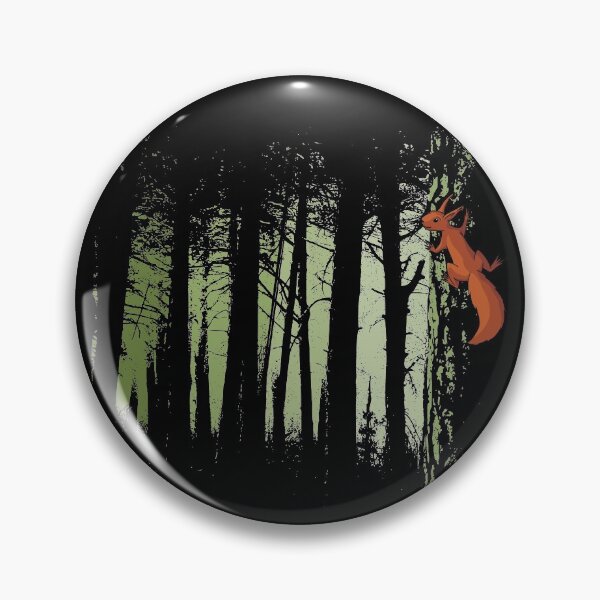 Item preview, Climbing Cartoon Squirrel | Romantic Critter in Twilight Forest designed and sold by Skizzenmonster.