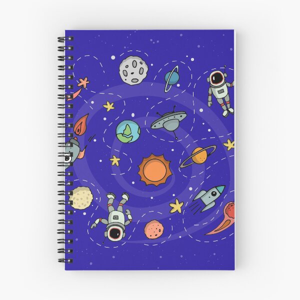 Item preview, ASTRONAUT BLAST OFF ON ROCKET SHIP TO STARS, MOON & GALAXY designed and sold by azamaniacox.