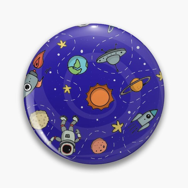 Item preview, ASTRONAUT BLAST OFF ON ROCKET SHIP TO STARS, MOON & GALAXY designed and sold by azamaniacox.