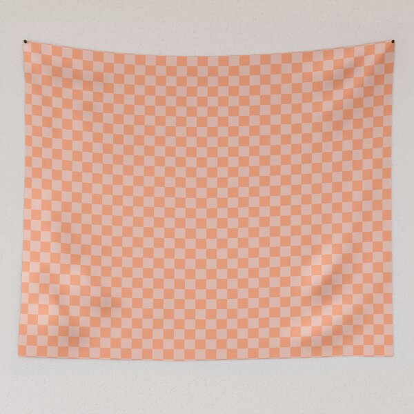 Item preview, Salmon | Plaid Pattern - Matt Pinkish-Orange and Beige designed and sold by Dator-Abstracts.