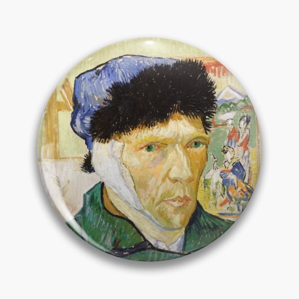Item preview, Self-Portrait with a Bandaged Ear (1889) By Van Gogh designed and sold by knightsydesign.
