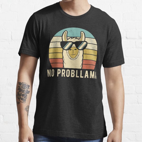 No Prob Llama - Funny Retro Llama Essential T-Shirt