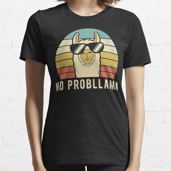 No Prob Llama - Funny Retro Llama Essential T-Shirt