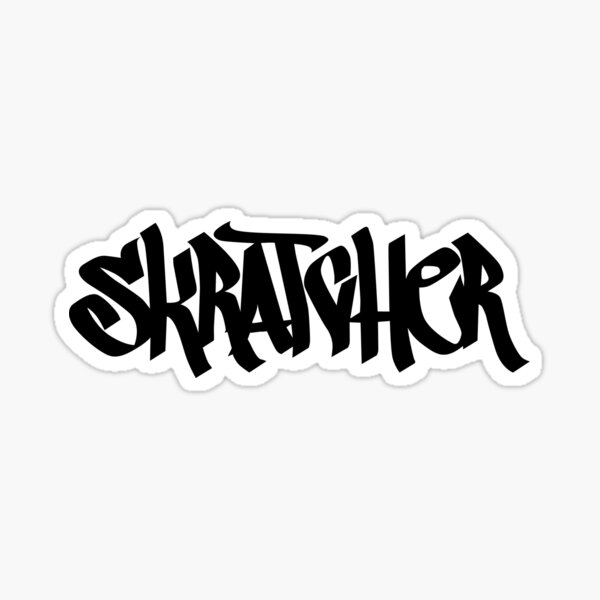 Item preview, Skratcher Tag Blk designed and sold by Tee4Daily.