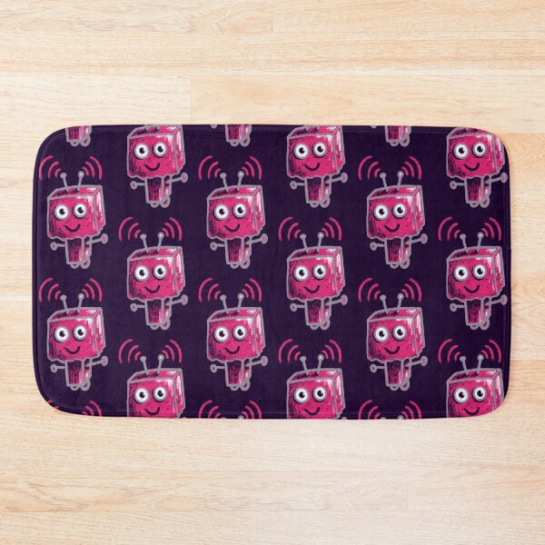 Item preview, Cute Ugly Pink Robot With Paper Bag Head designed and sold by Boriana Giormova.