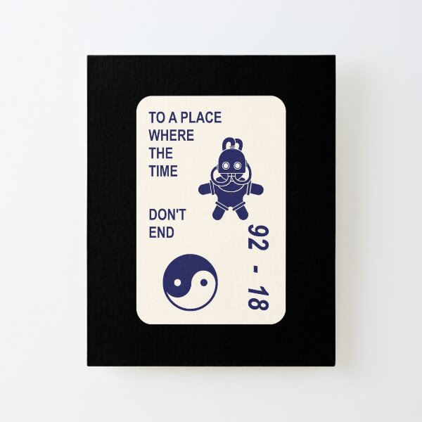 MAC MILLER TRIBUTE TO A PLACE WHERE THE TIME DON'T END Canvas Mounted Print