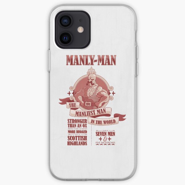 Manly-Man iPhone Soft Case