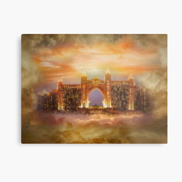 Dream Hotel in the clouds Metallbild