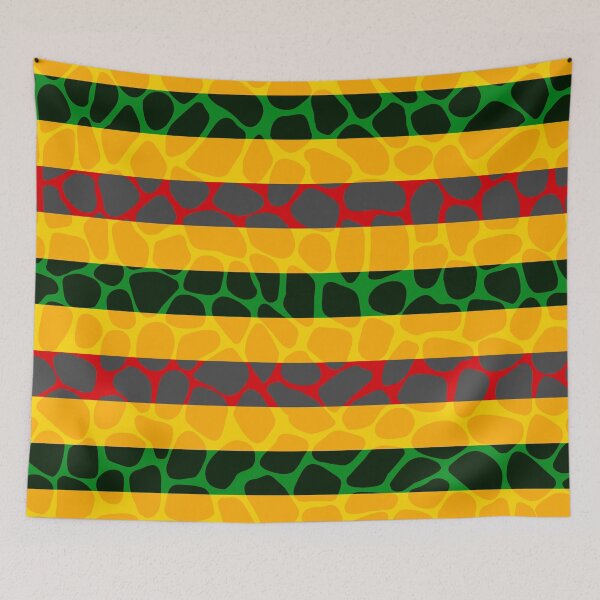 Item preview, Rasta Giraffe Print designed and sold by hellcom.