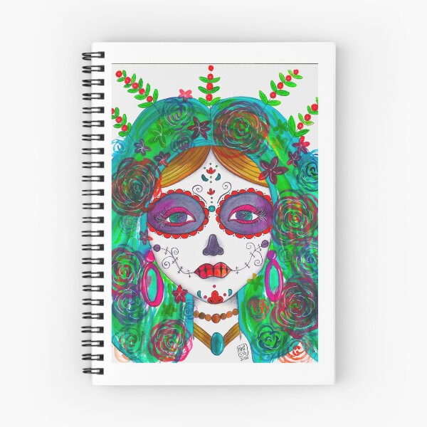 Item preview, catrina watercolor designed and sold by Nayiart.