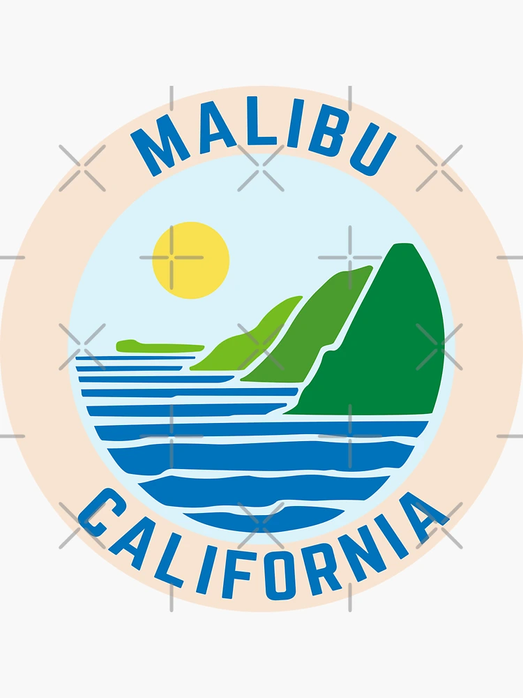 Malibu California coast | Sticker