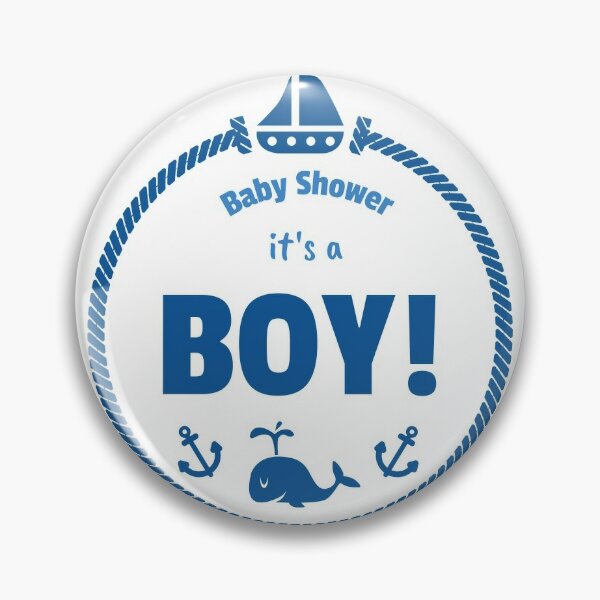 Chapa personalizada baby shower niño niña - 【Recuerdos Baby 】⭐