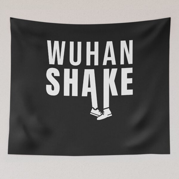 Item preview, Greeting With The Foot Footshake - Wuhan Shake - Quarantine designed and sold by deichmonster.