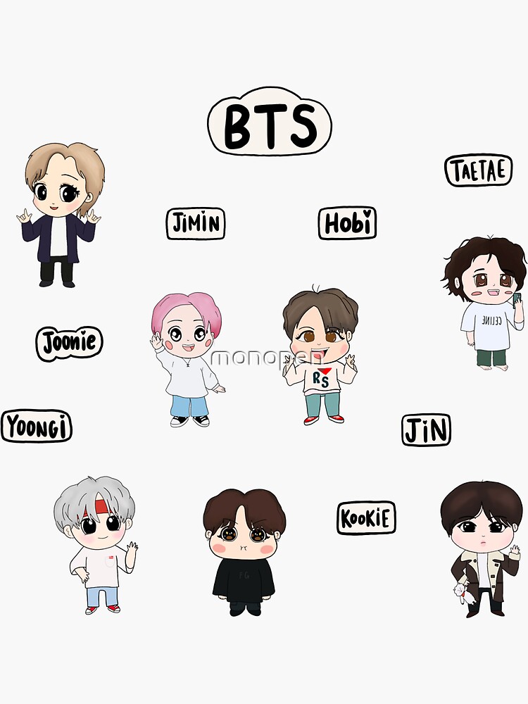 BTS Sticker Pack 100 Stickers