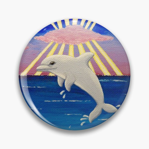 Artikelvorschau, Delphin bei Sonnenuntergang entworfen und verkauft von Soozie Wray.