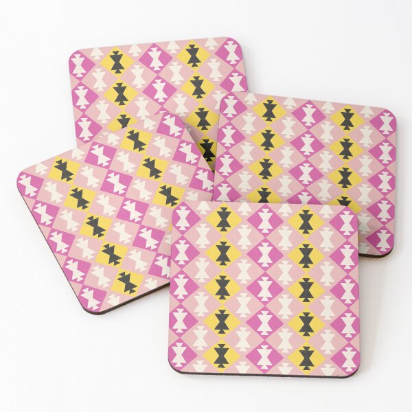Item preview, Azerbaijan Pattern – Blush & Yellow designed and sold by Cat Coquillette.